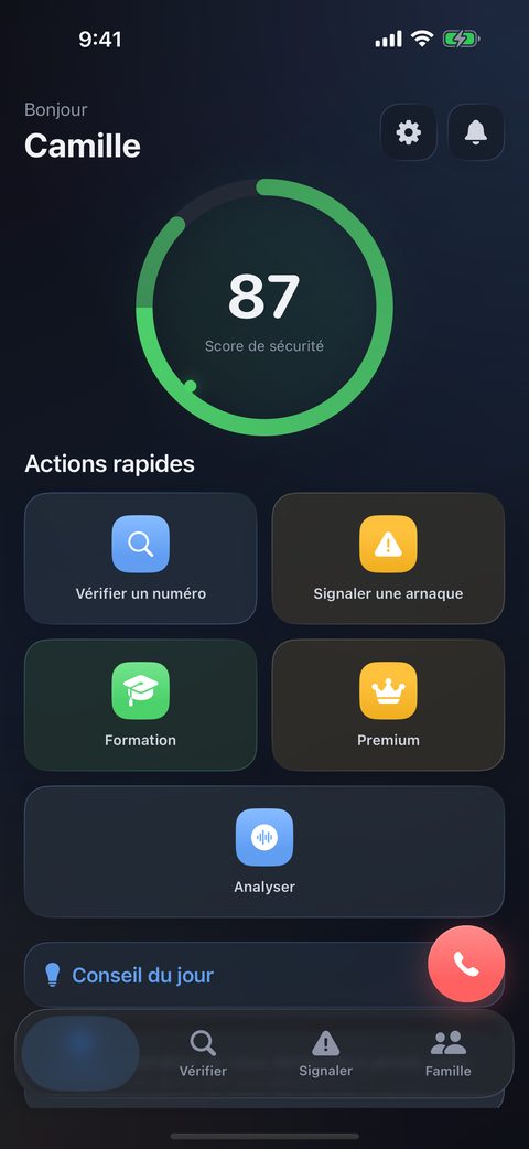 AppelMalin — aperçu
